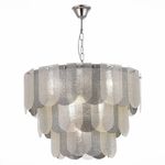 SLE1125-103-12 Люстра подвесная Хром/Прозрачно-Дымчатый E14 12*40W