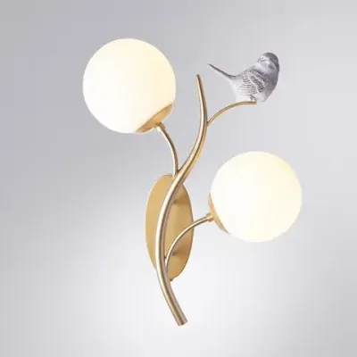 Бра Arte Lamp CAMOMILLA A9712AP-2SG, 2хE14