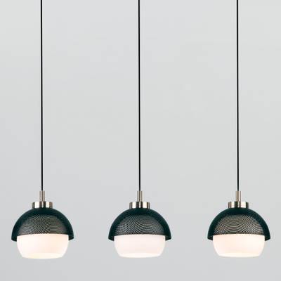 Подвесной светильник 50106/3 античная бронза/черный