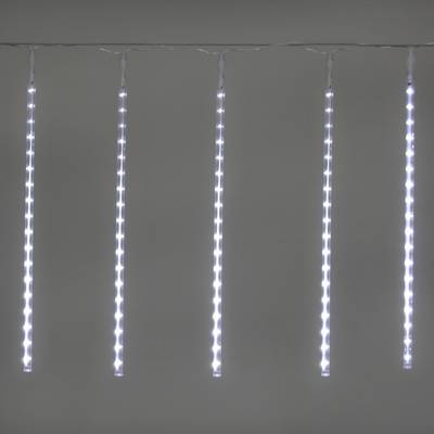 A-947 WT светодиодная гирлянда "тающие сосульки", длиной 250см, 8 "сосулек" 50см, прозрачный провод