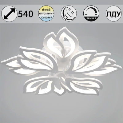 00150-0.3-4+4 WH светильник потолочный Reluce, LED