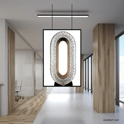 Бра Arte Lamp OVALE A2489AP-1GO, 1хLED