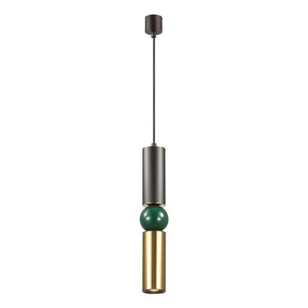 4072/5L L-VISION ODL19 397 черный/золото/зеленый Подвес GU10 1*5W SAKRA