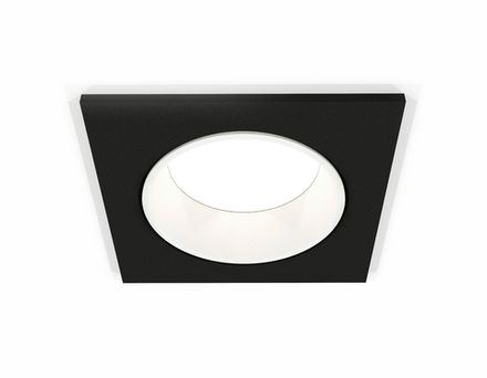 Комплект встраиваемого светильника XC6521001 SBK/SWH черный песок/белый песок MR16 GU5.3 (C6521, N6110)