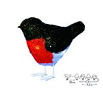 ULD-M1713-040/STA WHITE IP20 BIRDS5 Фигура светодиодная «Птички», 5 штук, 17х13см, 40 светодиодов. Белый свет. Провод прозрачный. TM Uniel
