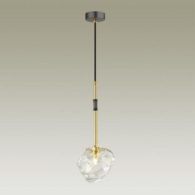 4789/1 LOFT ODL21 671 черный/золотой/прозрачный Подвес G9 1*40W STONO