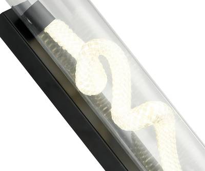 08490,19 Бра Агнеса черный d8 h38 Led 20W (4000K)