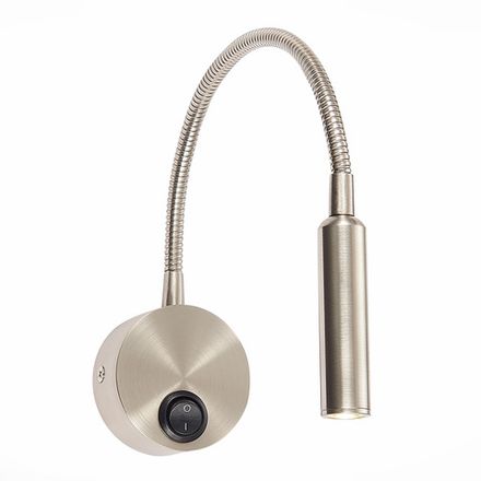 ST653.131.01 Светильник настенный ST-Luce Никель/Никель LED 1*3W 3000K