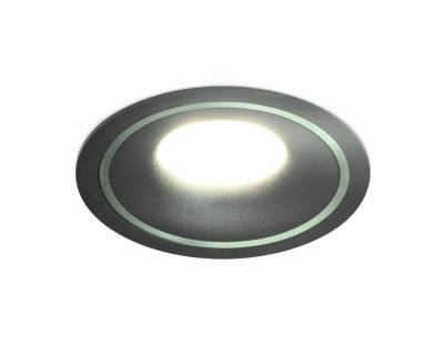 Встраиваемый точечный светильник TN121 BK/S черный/песок GU5.3 D100*30