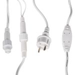 A-026 WW/W FLASH гирлянда светодиодная 10м 100LED влагозащищен. морозостойкая