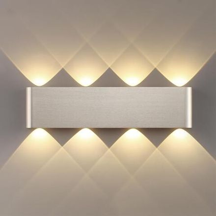 7106/8WL HIGHTECH ODL26 Настенный светильник матовый никель/металл IP20 LED 8W 3000K 220V MAGNUM