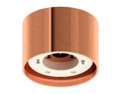 Корпус светильника накладной C8122 PPG золото розовое полированное D85*H60mm GX53