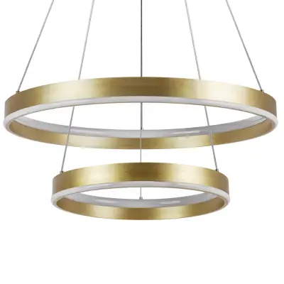 736422 Люстра ROTONDA 165W LED 7920LM 120G ЗОЛОТО 3000-6000K