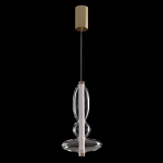 Светильник подвесной Crystal Lux QUASAR SP10W LED TRANSPARENT 3791/210