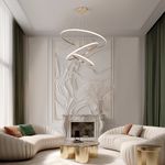 Подвесной светодиодный светильник с пультом управления 90264/3 латунь, LED