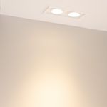 Светильник MS-VORTEX-BUILT-S210x117-2x20W Warm3000 (WH-WH, 40 deg, 230V) (Arlight, IP20 Металл, 5 лет)