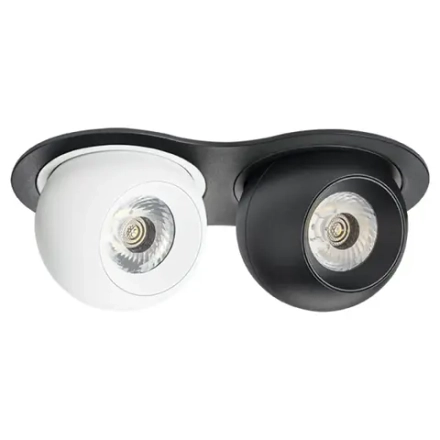i6276272 Светильник INTERO LED 9W*2 850LM*2 24G ЧЕРНЫЙ/БЕЛЫЙ 3000K (217627+217062+217072)