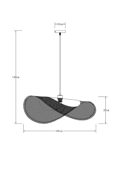 Подвесной светильник Arte Lamp WOODSTOCK A7063SP-1BK, 1хE27