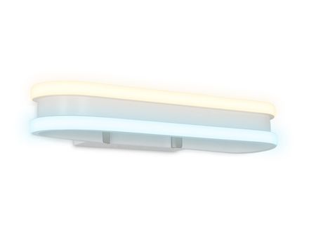 Настенный светодиодный светильник FL161 WH белый LED 3000K/6400K 26W 400*60*130