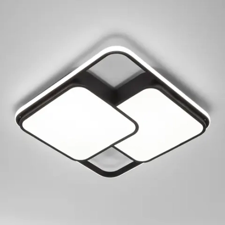 Потолочный светодиодный светильник 90253/1 черный, LED