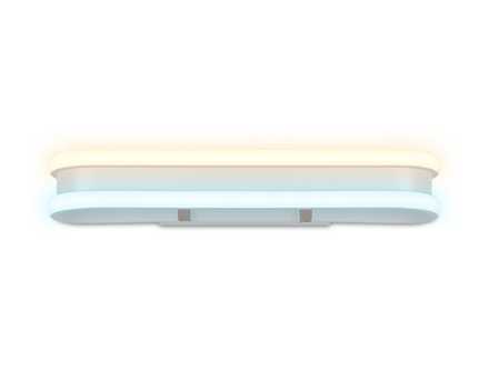 Настенный светодиодный светильник FL161 WH белый LED 3000K/6400K 26W 400*60*130