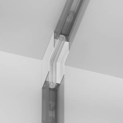 Коннектор угловой внутренний Gravity накладной белый, TRX010ICL-21W. TM Maytoni