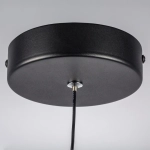 749007 Подвес SATURNO LED 9W 720LM ЧЕРНЫЙ 3000K