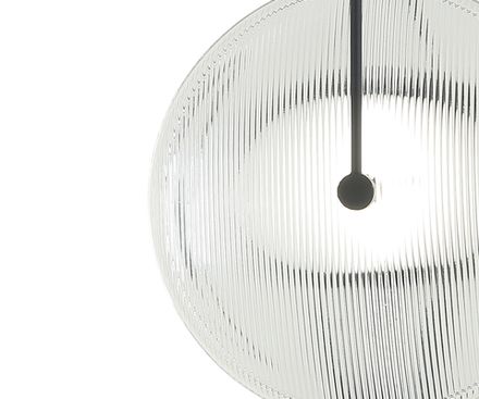 08439,19(21) Настенный светильник Мелисса черный/прозрачный d25 h44 Led 8W (4000K)