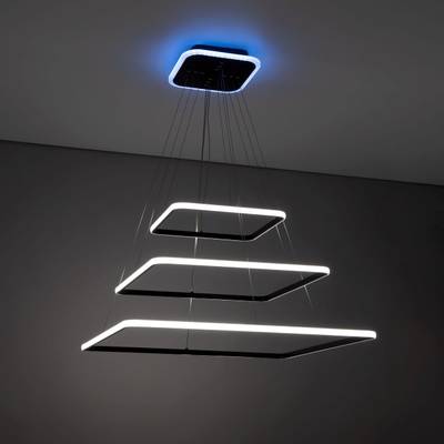Citilux Неон Смарт CL731AK115E Умная подвесная люстра Венге