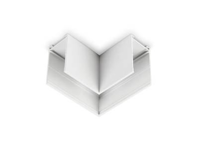 Коннектор угловой для накладного шинопровода Magnetic 220V GL1031 WH белый 80*80*52 (соединители в комплекте)