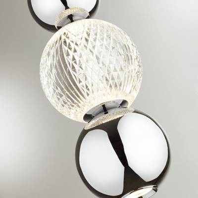 5007/7LA L-VISION ODL23 589 хром/прозрачный/металл/акрил Подвес LED 7W 4000K 300Лм CRYSTAL