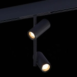 ST808.436.16 Магнитный трековый светильник Черный LED 1*16W 3000K 950Lm Ra>90 36° IP20 D45xH240 48VV