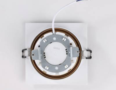 Светильник встраиваемый поворотный точечный TN51916 WH/GD белый/золото GX53 max 12W 115*115*23