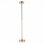 SL6000.303.01 Светильник подвесной ST-Luce Латунь/Латунь LED 1*7W 3000K