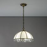 Citilux Шербург-1 CL440132 Люстра витражная подвесная Бронза