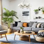 6508/20 MODERNI LN23 105 чёрный, белый, бронза Люстра E14 20*40W 220V MELONA