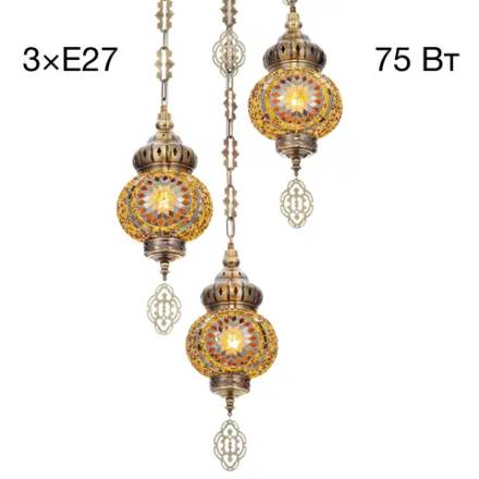 CL419135 Каир Мозаика Янтарь Подвес