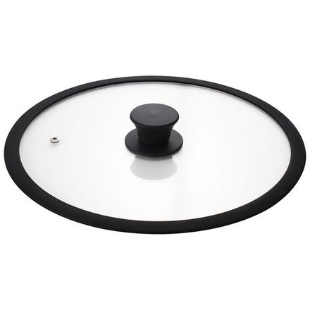 Крышка стеклянная C-type с силиконовым ободком CAPPELLO-C, 24 см диа