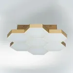 750073 Люстра потол FAVO LED-35W 1680LM Satin Gold 4000K Lightstar