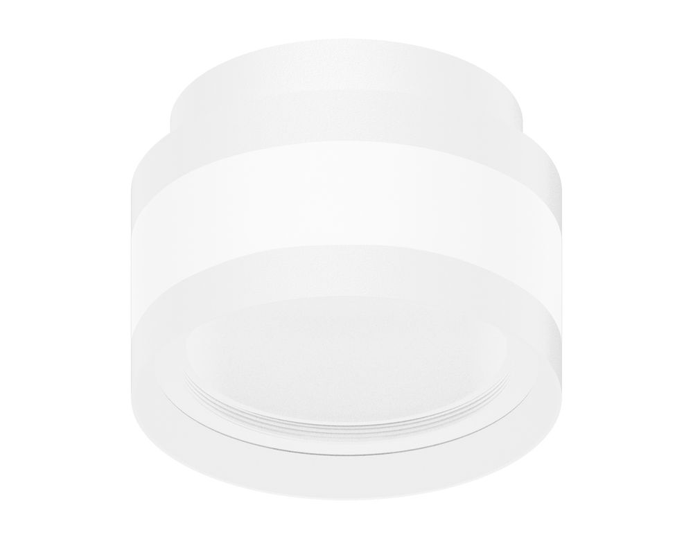 Корпус светильника накладной C8418 SWH/CL белый песок/прозрачный D110*H70mm GX53