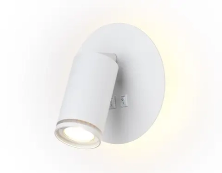 Светильник светодиодный настенный с выключателем FW2462 WH белый LED 4200K 7W D145*150