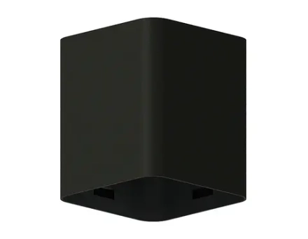 Корпус светильника накладной для насадок 70*70mm C7813 SBK черный песок 70*70*H80mm MR16 GU5.3