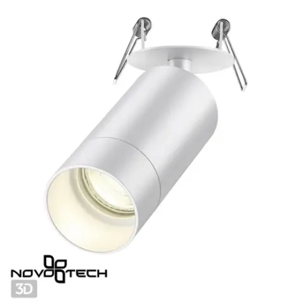 370872 SPOT NT22 572 белый Светильник встраиваемый IP20 GU10 9W 220V SLIM