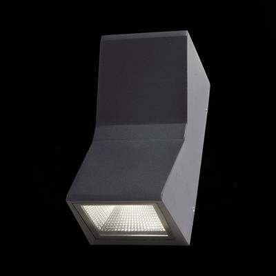 SL088.431.02 Светильник уличный настенный ST-Luce Черный кварцевый LED 2*7W 4000K