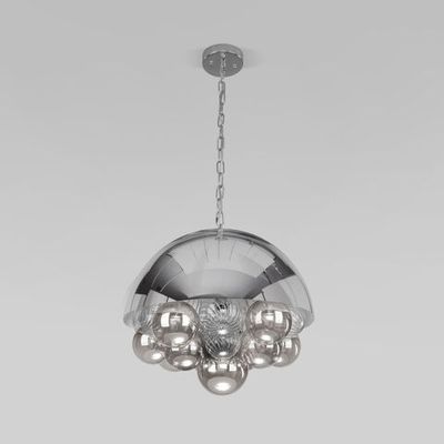 Подвесной светильник со стеклянными плафонами 30178 хром