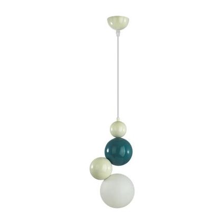 8008/1A MODERNI LN24 белый, голубой/белый металл/пластик Подвес G9 5W 220V BALLONS