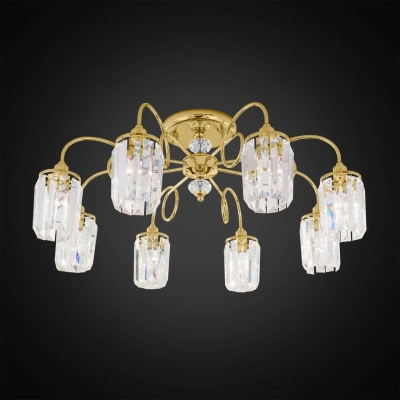 Citilux Синди CL330182 Люстра хрустальная Золото