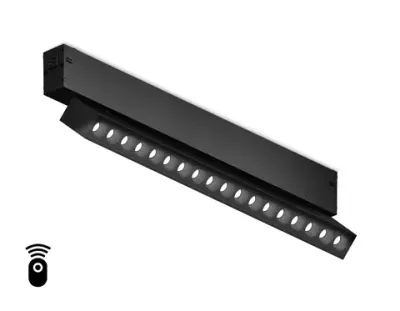 Светильник светодиодный диммируемый для шинопровода Magnetic 220V GL1352 BK черный IP20 18W 3000K-6400K 24° 342*25*112 (Без ПДУ)