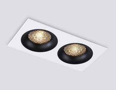 Светильник встраиваемый TN102732/2 WH/BK белый/черный GU5.3 175*92*23