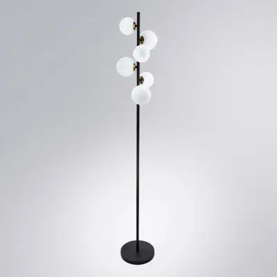 Торшер Arte Lamp GEMINI A2243PN-6BK, 6хG9